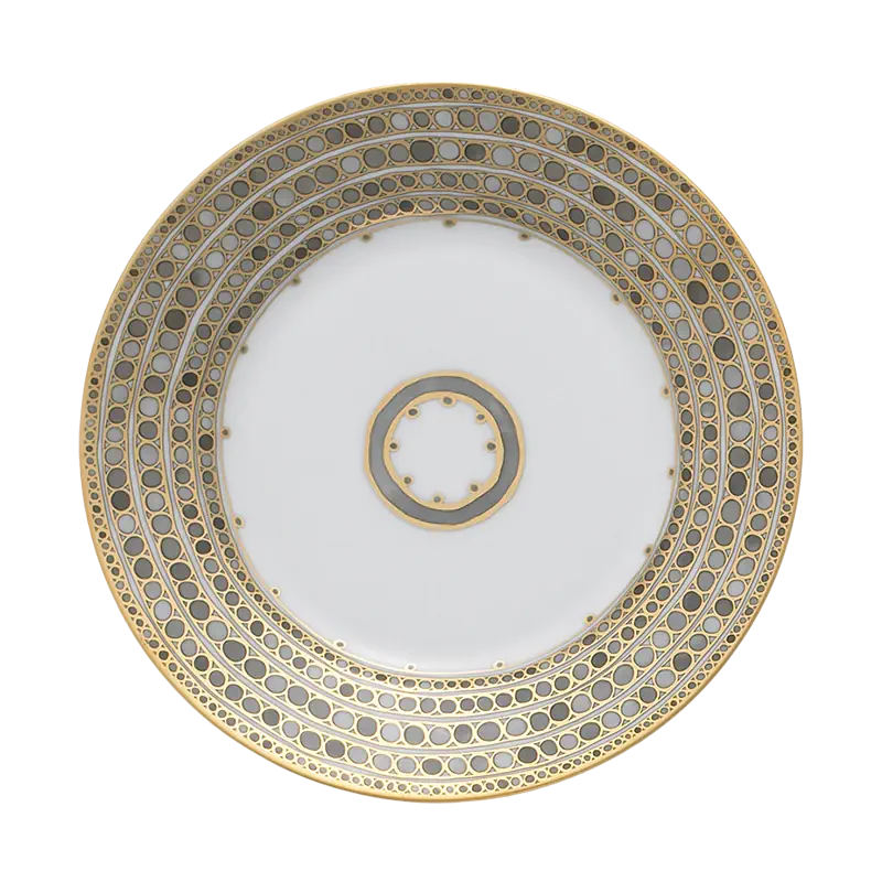 Mottahedeh Syracuse Taupe Dessert Plate