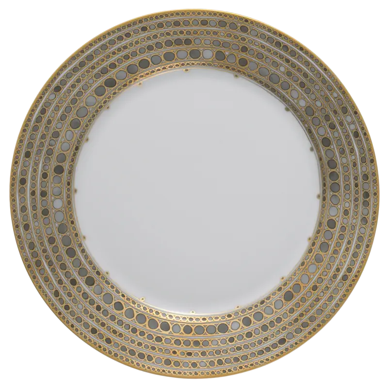 Mottahedeh Syracuse Taupe Dinner Plate