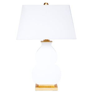 Haley Gloss White Table Lamp