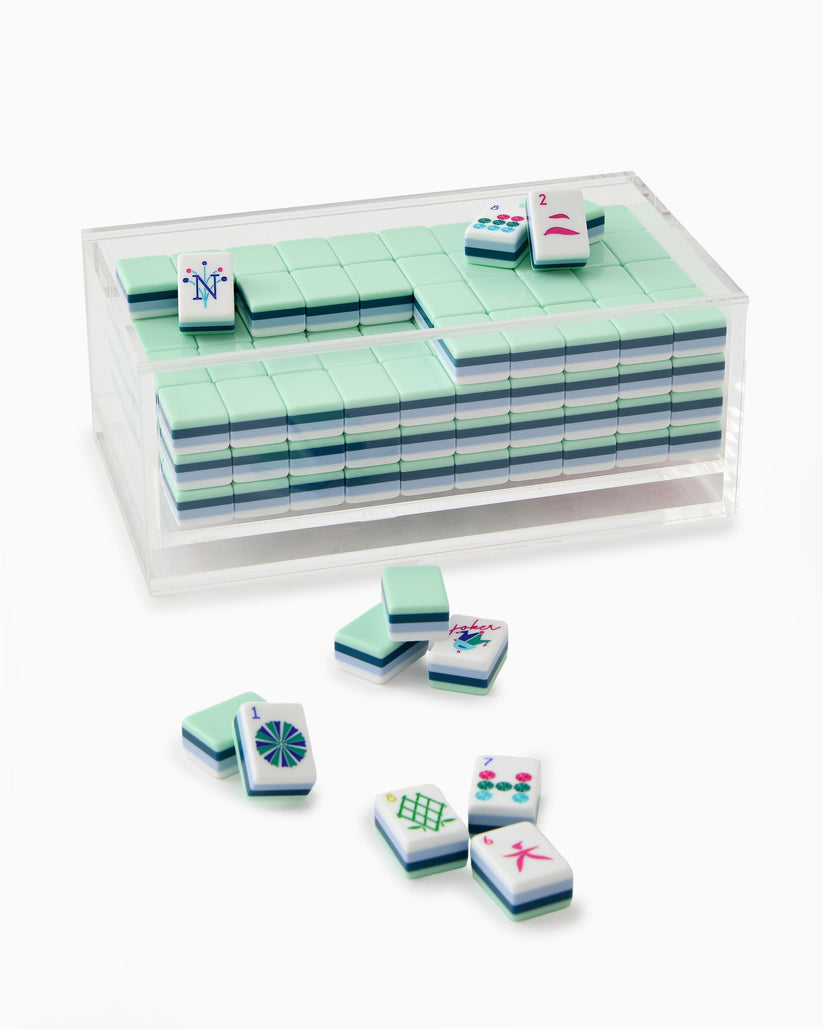 Mahjong Tile Storage Box- Clear Acrylic