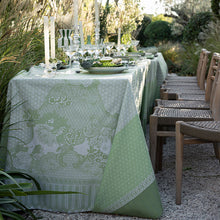 Load image into Gallery viewer, Le Jacquard Tablecloth Promena Impe Green, 69x69
