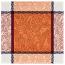 Load image into Gallery viewer, Le Jacquard Tablecloth Escapade Tropical Orange
