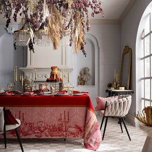 Le Jacquard Tablecloth Festin Red 69x69