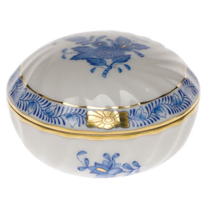 Herend Ring Box, Blue