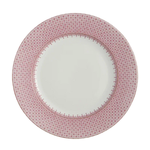 Mottahedeh Pink Lace Dinner Plate