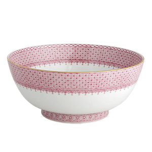 Mottahedeh Pink Lace Round Bowl