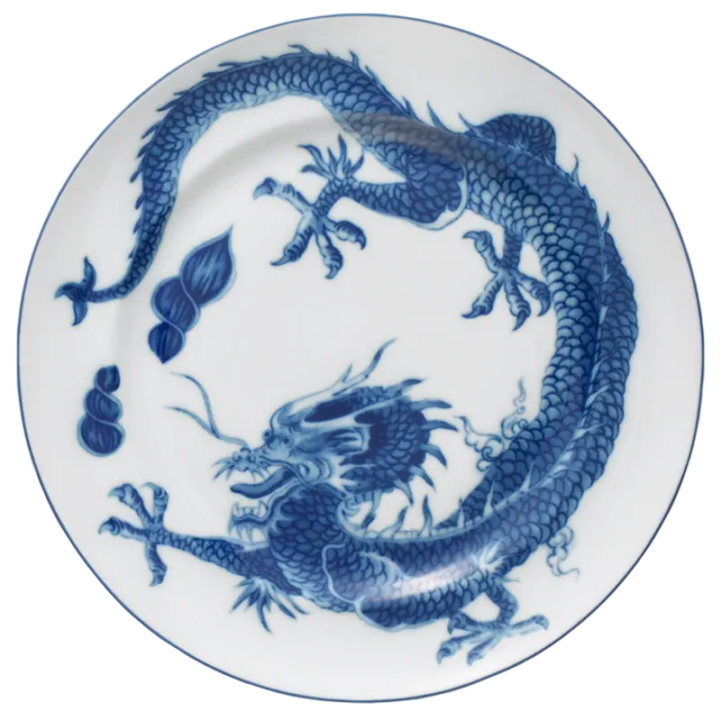 Mottahedeh Blue Dragon Dinner Plate