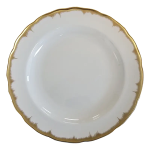 Mottahedeh Chelsea Feather Gold Dinner Plate