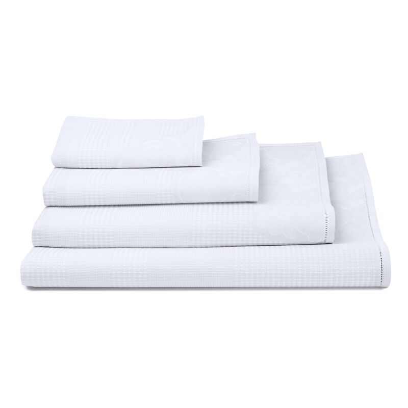 Le Jacquard Volupte White Hand Towel