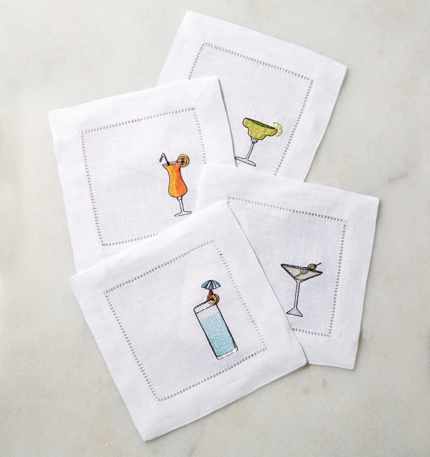 S/4 Bevande Cocktail Napkins