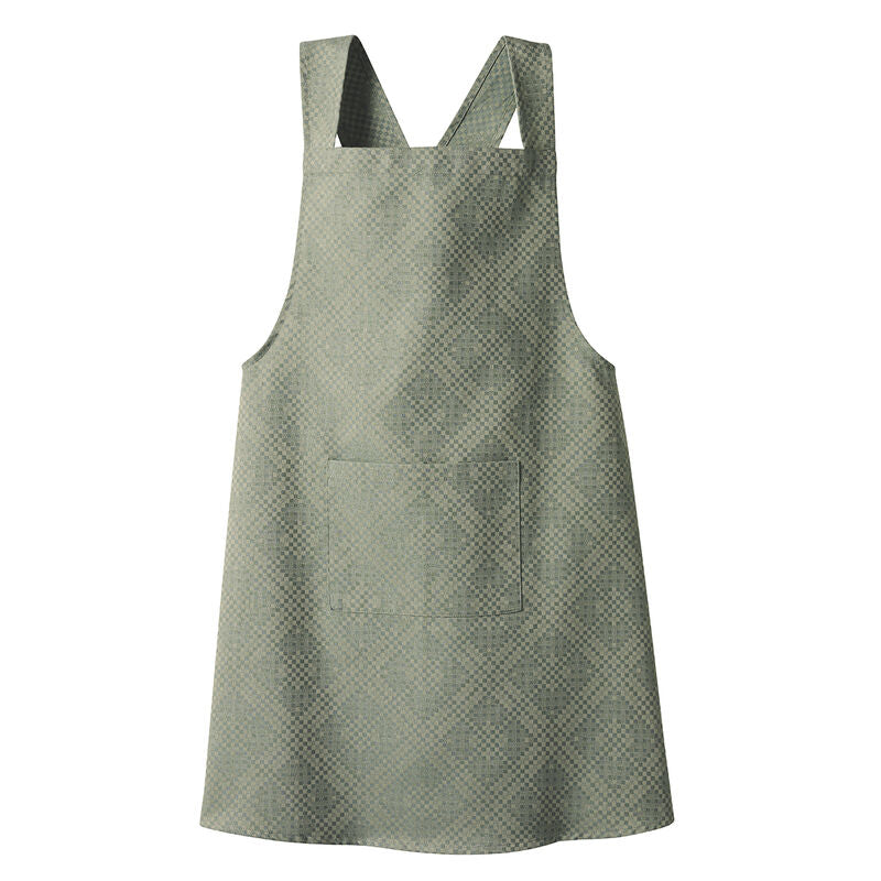 Le Jacquard Apron Essentiel Green Graphique