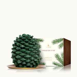 Frasier Fir Molded Petite Pinecone Candle