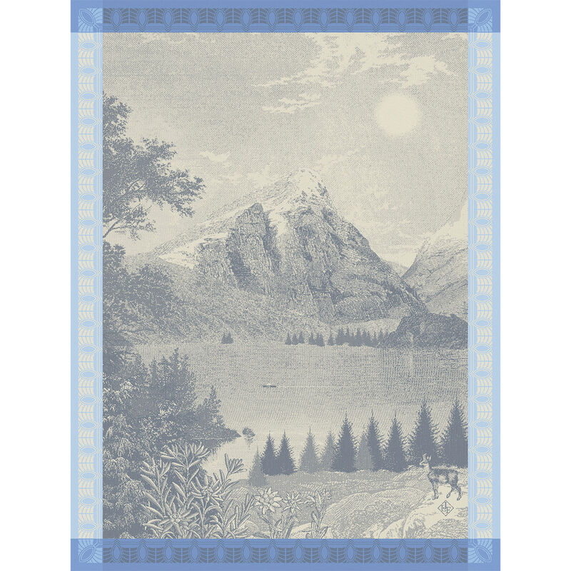 Le Jacquard Tea Towel Altitude Blue