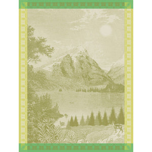 Le Jacquard Tea Towel Altitude Green