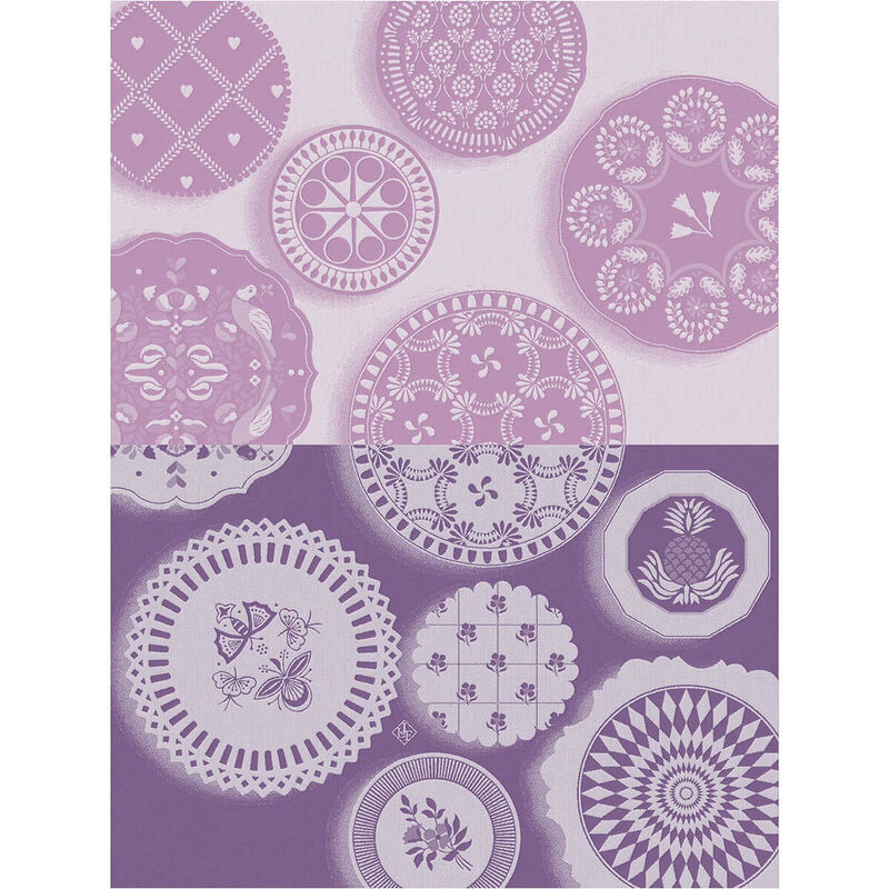 Le Jacquard Tea Towel Faience Purple