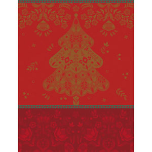 Le Jacquard Tea Towel Feerie Red