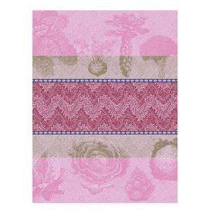 Le Jacquard Tea Towel Jardin Des Choux Pink