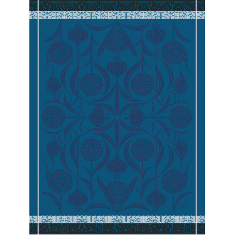 Le Jacquard Tea Towel L'Ail Blue