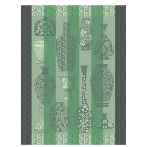 Le Jacquard Tea Towel Poteries Green