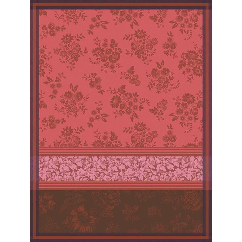 Le Jacquard Tea Towel Romance Red