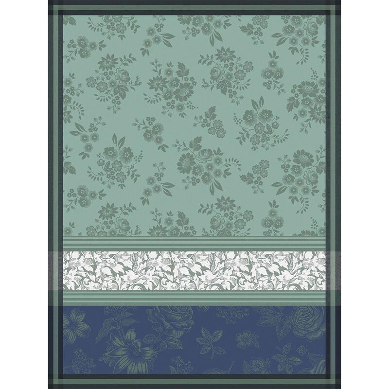 Le Jacquard Tea Towel Romance Green