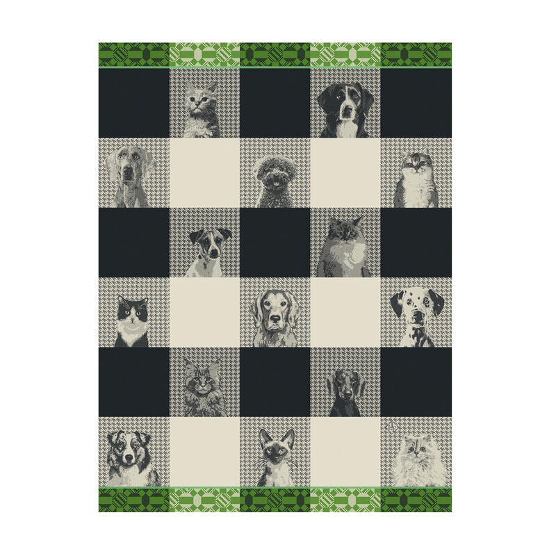 Le Jacquard Tea Towel Truffles Black