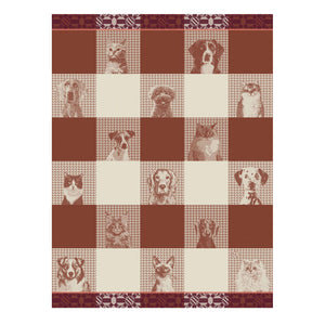 Le Jacquard Tea Towel Truffles Brown
