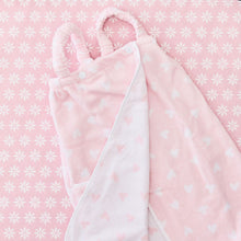 Load image into Gallery viewer, Weezie Kids Towel Wrap, Tossed Pink Hearts
