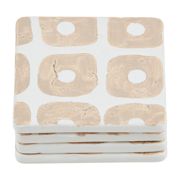 Square Terracotta Coaster Set