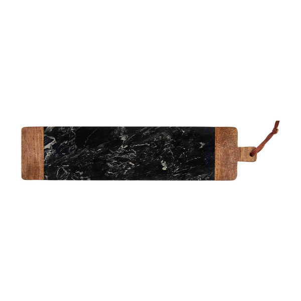 Black & Tan Long Wood Marble Board