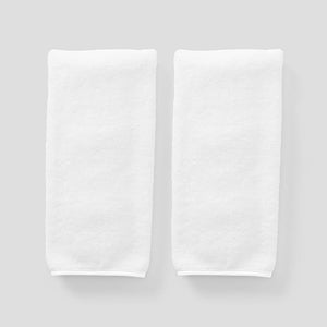 Weezie Signature Hand Towel, White on White