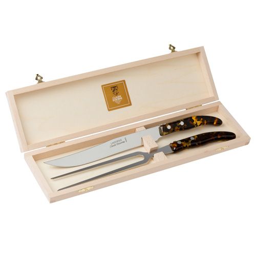 Laguiole Claude Dozorme Berlingot Set of Twelve Steak Knives