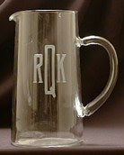 Monogrammed All Purpose Pitcher