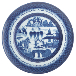 Mottahedeh Blue Canton Dinner Plate, Large