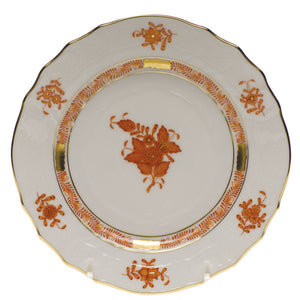 Herend Chinese Bouquet Bread & Butter Plate, Rust