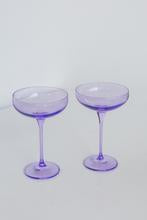 Estelle Champagne Coupes, Set of 2 Lavender
