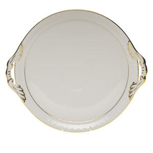 Herend Golden Edge Tray with Handles