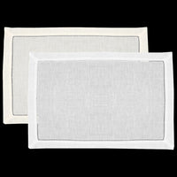 Classic Hemstitch White Placemat