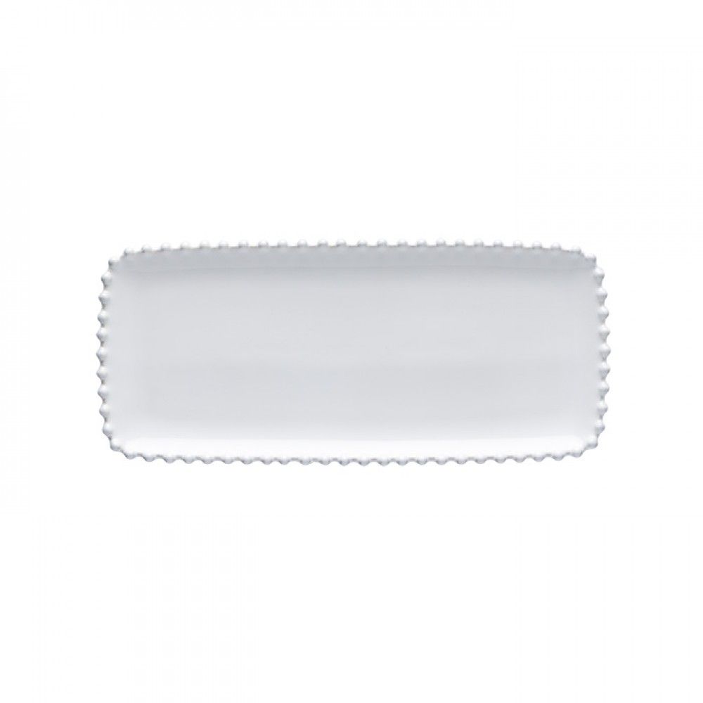 Costa Nova Pearl White Rectangular Tray - Thumbnail 3