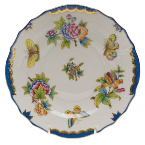 Herend Queen Victoria Salad Plate, Blue