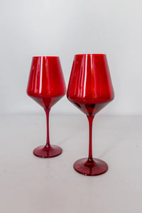 Estelle Stemmed Wine, Set of 2 Red