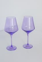 Estelle Stemmed Wine, Set of 2 Lavender