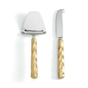 Truro Gold Cheese Shaver and Knife Set