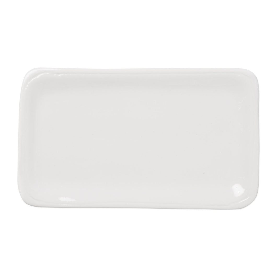 Viva by Vietri Fresh White Small Rectangular Platter