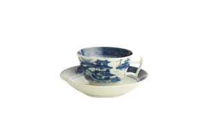 Mottahedeh Blue Canton Tea Cup & Saucer
